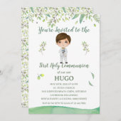 Invitación Primera Comunión HUGO 招待状 (正面/裏面)