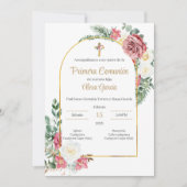 Invitación Primera Comunión Niña 招待状 (正面)