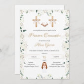 Invitación Primera Comunión Niña 招待状 (正面/裏面)