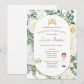 Invitación primera Comunión niño 招待状 (正面/裏面)