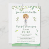 Invitación Primera Comunión PETER 招待状 (正面)