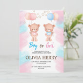 INVITACION REVELACION DE GENERO 招待状 (スタンド正面)