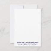 Invitación Sunset over a Mediterranean Harbour 招待状 (裏面)