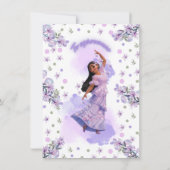 Invitación Template Isabella's Birthday Invitation 招待状 (裏面)