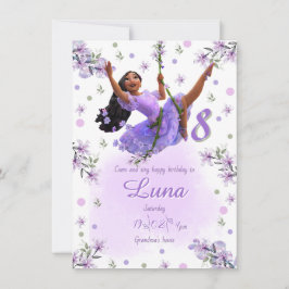 Invitación Template Isabella's Birthday Invitation 招待状