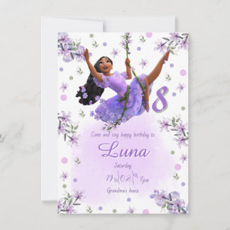 Invitación Template Isabella's Birthday Invitation 招待状