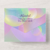 Invitación Todo En Uno - Cumpleaños - Editable オールインワン招待状 (裏面)