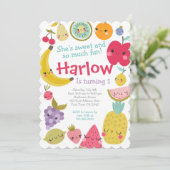 Invitación Tuttifrutti Birthday Invitation 招待状 (スタンド正面)