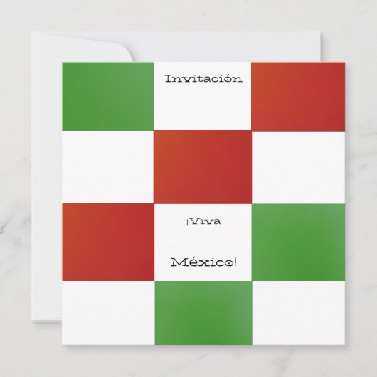 Invitacion - Viva Mexico!-フィエスタデクンプレニョス 招待状 (正面)