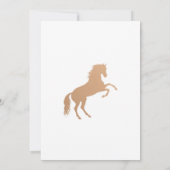 Invitaciones charro Quinceañera Charra Red 招待状 (裏面)