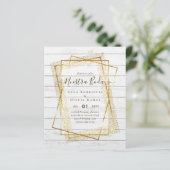 Invitaciones de Boda、スペインのの結婚金ゴールド予算 (スタンド正面)