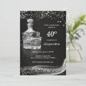 Invitaciones Personalizadas Modernas Para Hombre 招待状 (スタンド正面)