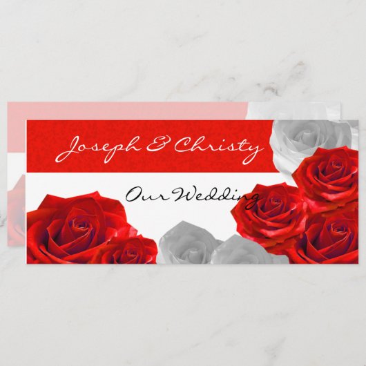 Invitacionn de Boda 招待状 (正面/裏面)