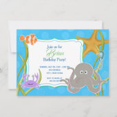 Invitacionn de Cumpleanoss -フェスタBajo el 3月 招待状 (正面)