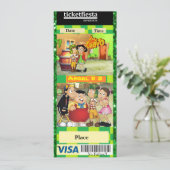 invitacon El chavo del ocho 招待状 (スタンド正面)