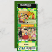 invitacon El chavo del ocho 招待状 (正面/裏面)