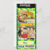 invitacon El chavo del ocho 招待状 (正面)