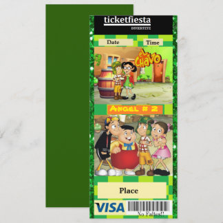 invitacon El chavo del ocho 招待状