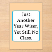 Invitation アクリル招待状 (正面)