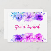 Invitation  インビテーションポストカード (正面/裏面)