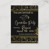 Invitation エンクロージャーカード (裏面)