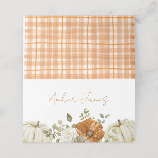 Invitation プレイスカード (外部開封)