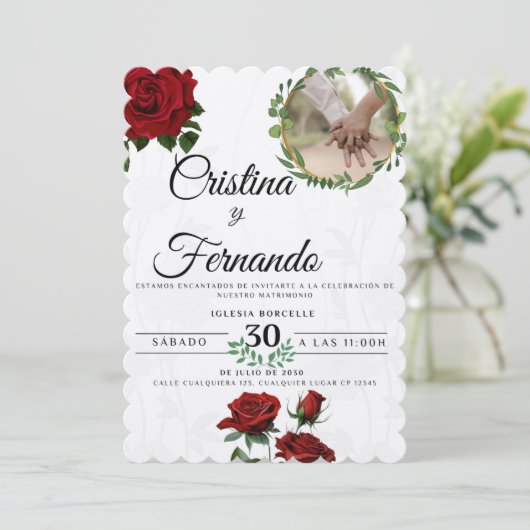 Invitation 招待状 (スタンド正面)