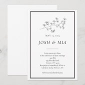 Invitation 招待状 (正面/裏面)