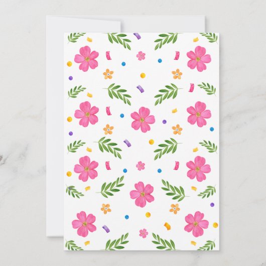 Invitation 招待状 (裏面)