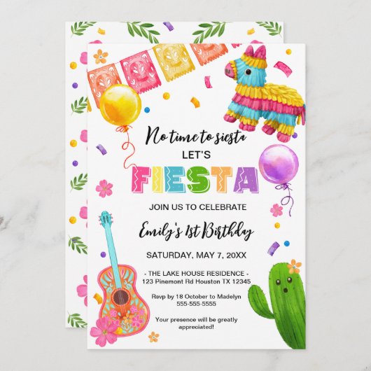 Invitation 招待状 (正面/裏面)