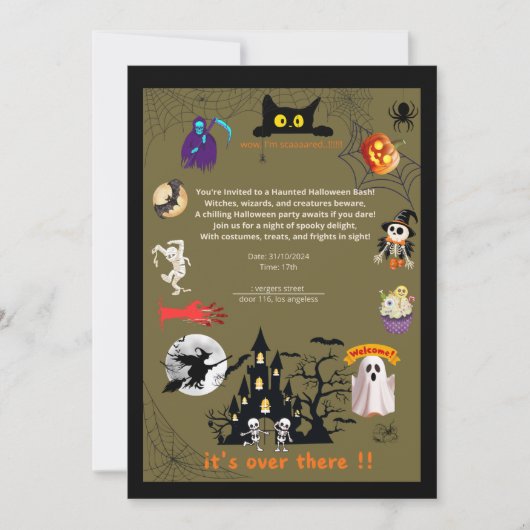 Invitation 招待状 (正面)