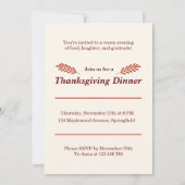 Invitation 招待状 (裏面)