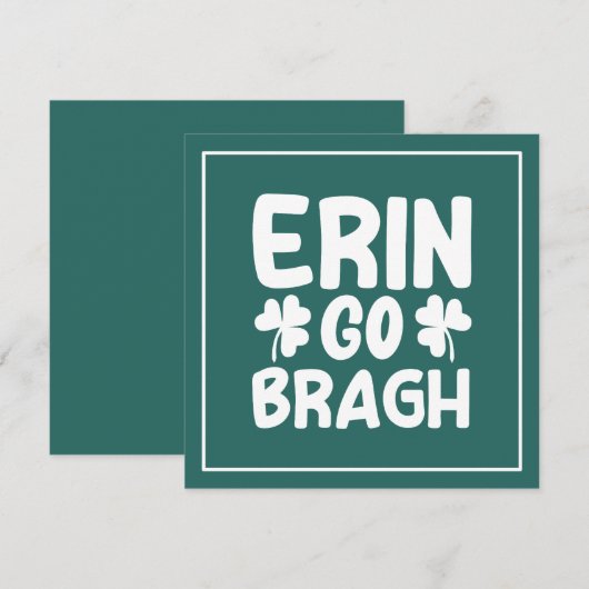 Invitation 招待状 (正面/裏面)