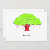 Invitation 招待状 (正面/裏面)