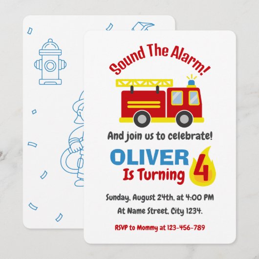 Invitation 招待状 (正面/裏面)