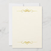 Invitation 招待状 (裏面)