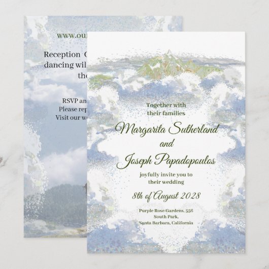 Invitation 招待状 (正面/裏面)