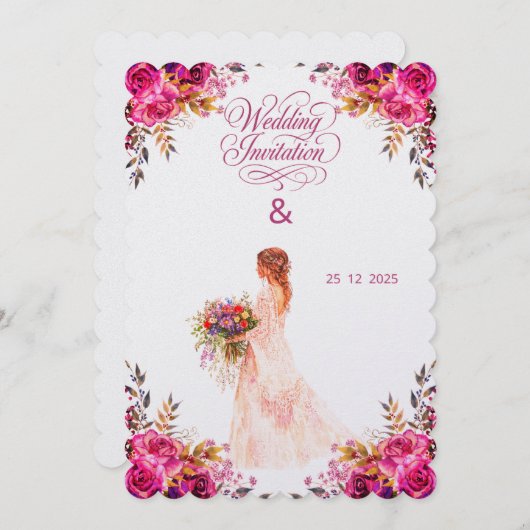 Invitation 招待状 (正面/裏面)