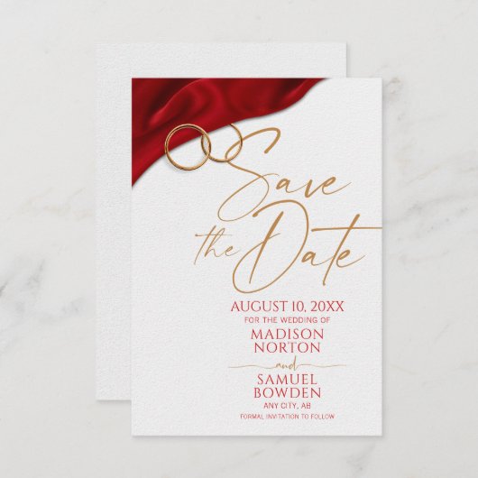 Invitation 招待状 (正面/裏面)