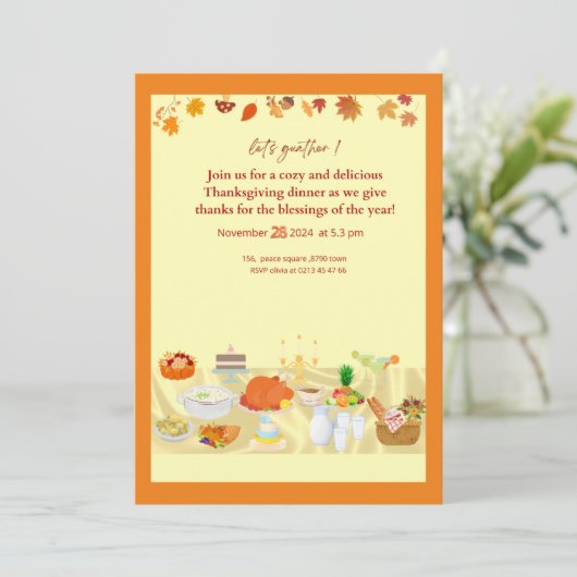 Invitation 招待状 (スタンド正面)