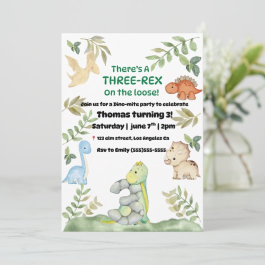 Invitation 招待状 (スタンド正面)