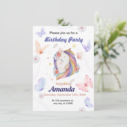 Invitation 招待状 (スタンド正面)