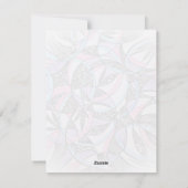 Invitation 招待状 (裏面)