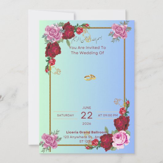 Invitation 招待状 (正面)