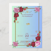 Invitation 招待状 (正面/裏面)