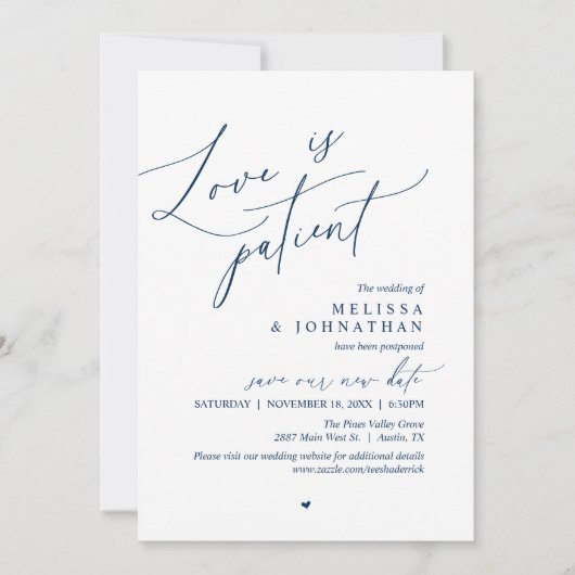 Invitation 招待状 (正面)