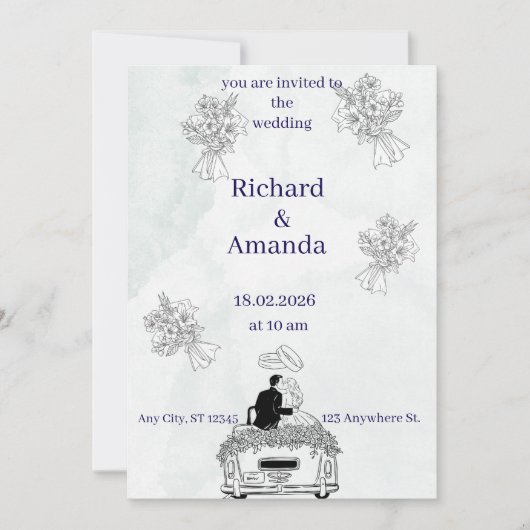 invitation 招待状 (正面)