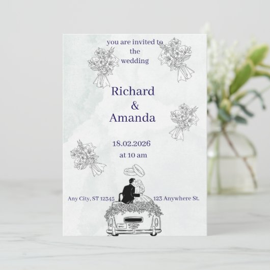 invitation 招待状 (スタンド正面)