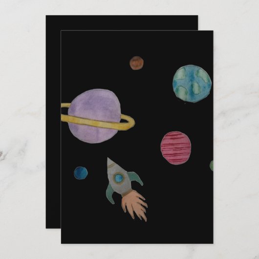 Invitation 招待状 (正面/裏面)