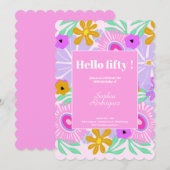 Invitation 招待状 (正面/裏面)